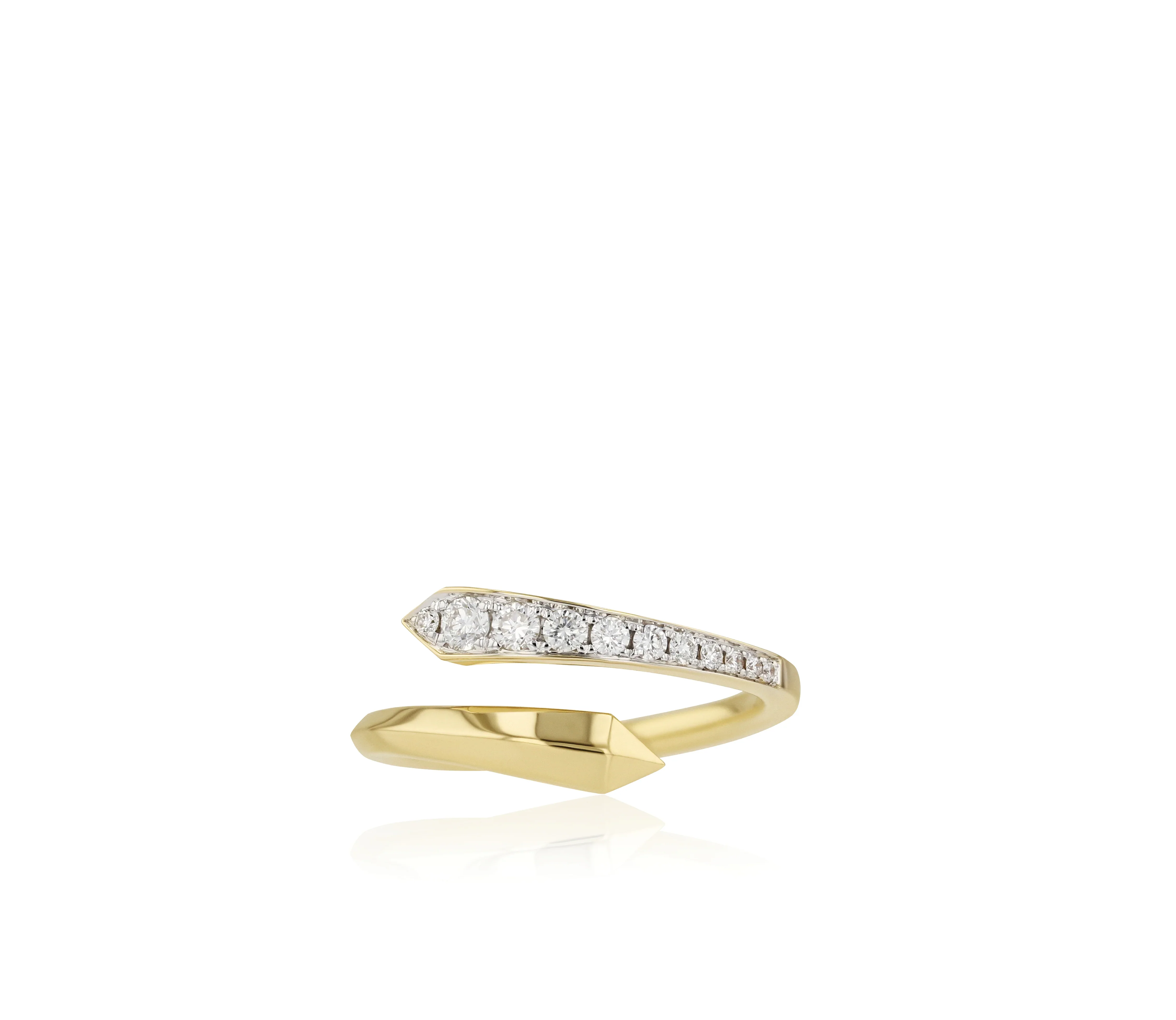 Phillips House 14K Yellow Gold Aura Diamond Ring