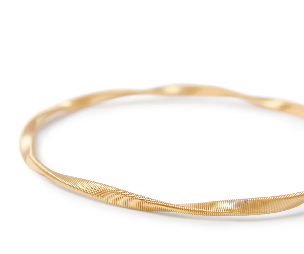 18k Yellow Gold Marrakech Twisted Bracelet - Image 3
