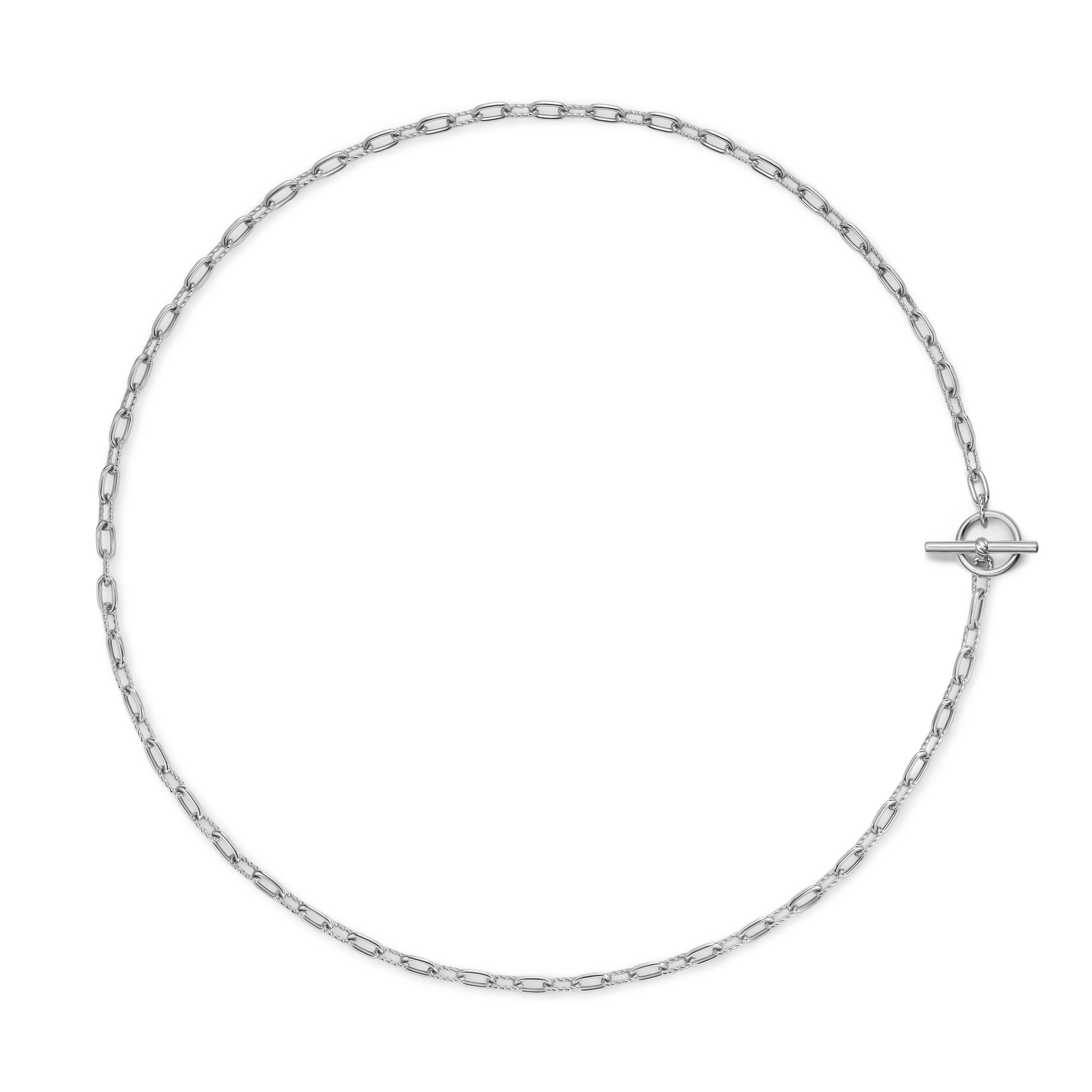David Yurman Madison® Toggle Chain Necklace In Sterling Silver, 3mm