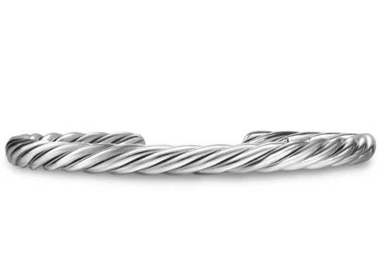 David Yurman Cable Cuff Bracelet In Sterling Silver, 6mm