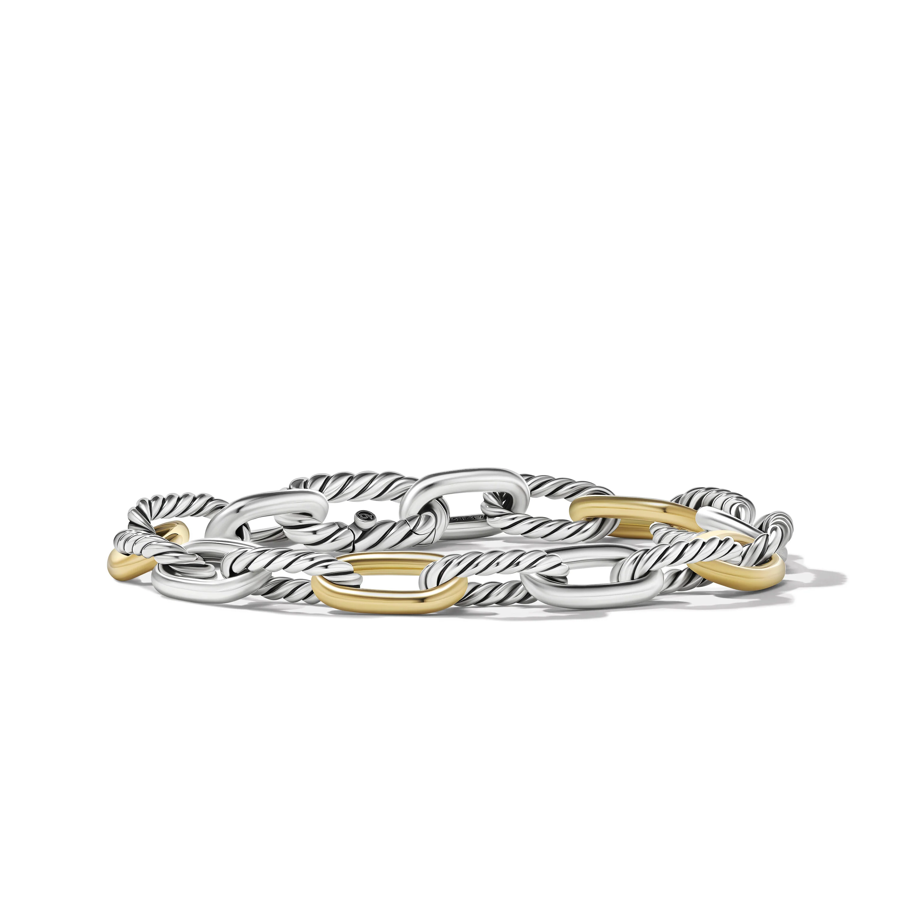 David Yurman Madison® Chain Bracelet In Sterling Silver With 18k Yellow Gold, 8.5mm