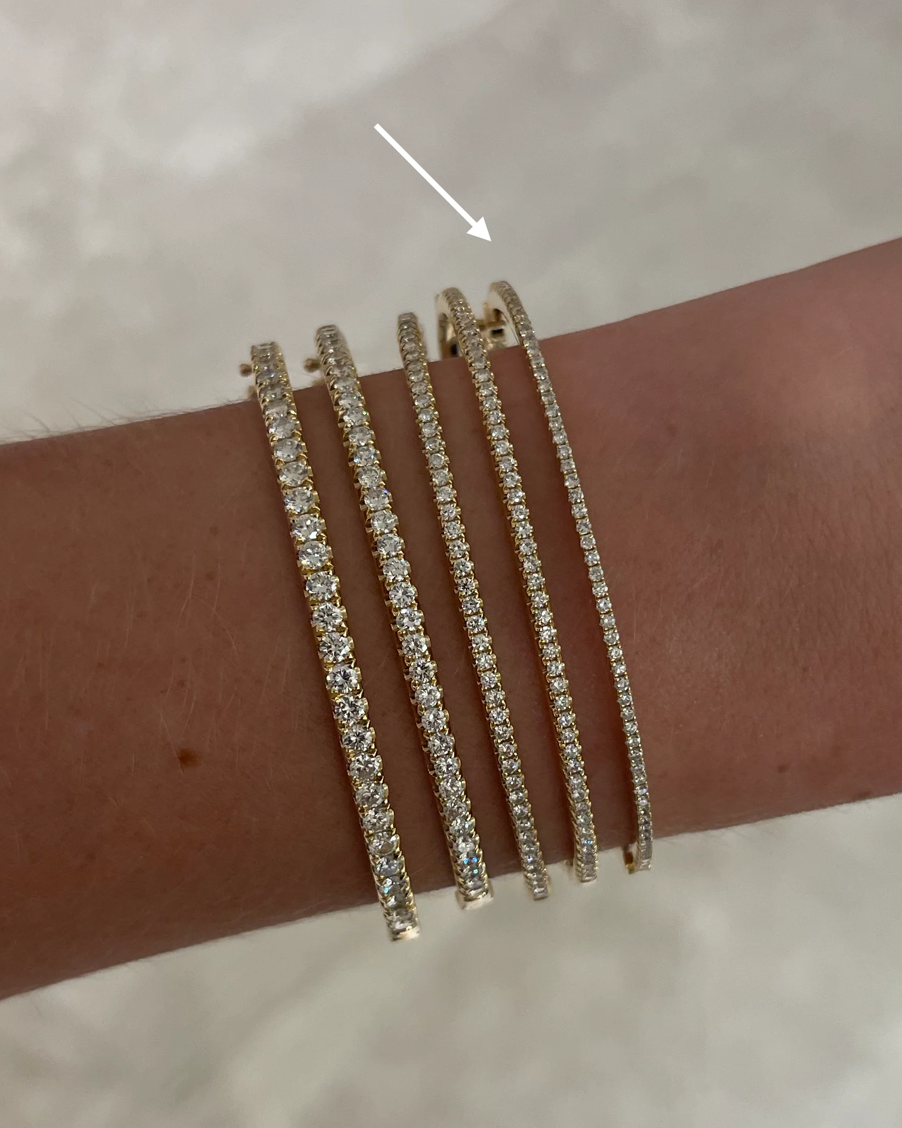 Round Diamond Bangle, 0.50ctw - Image 2