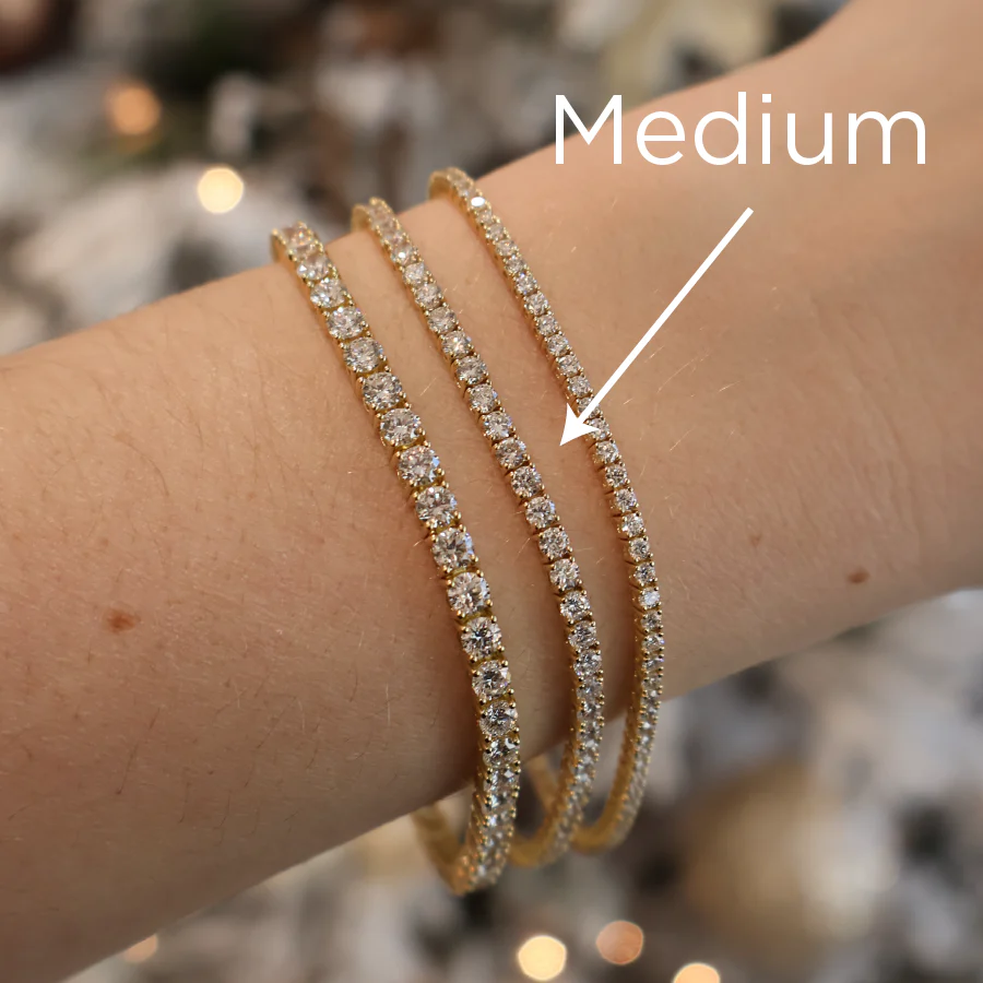 Round Diamond Tennis Bracelet, 3.95ctw - Image 2