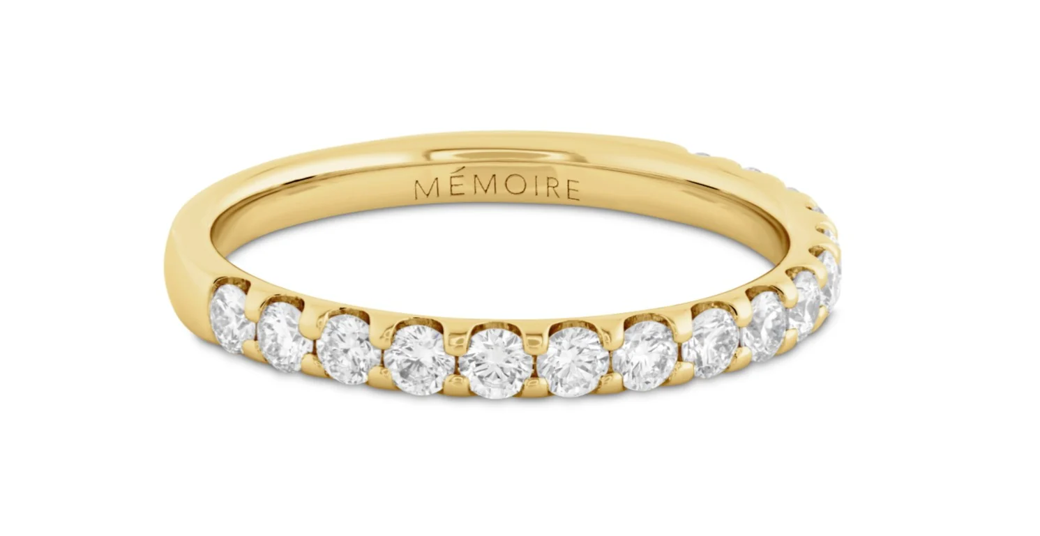 Memoire 18K Yellow Gold ODESSA Diamond Band