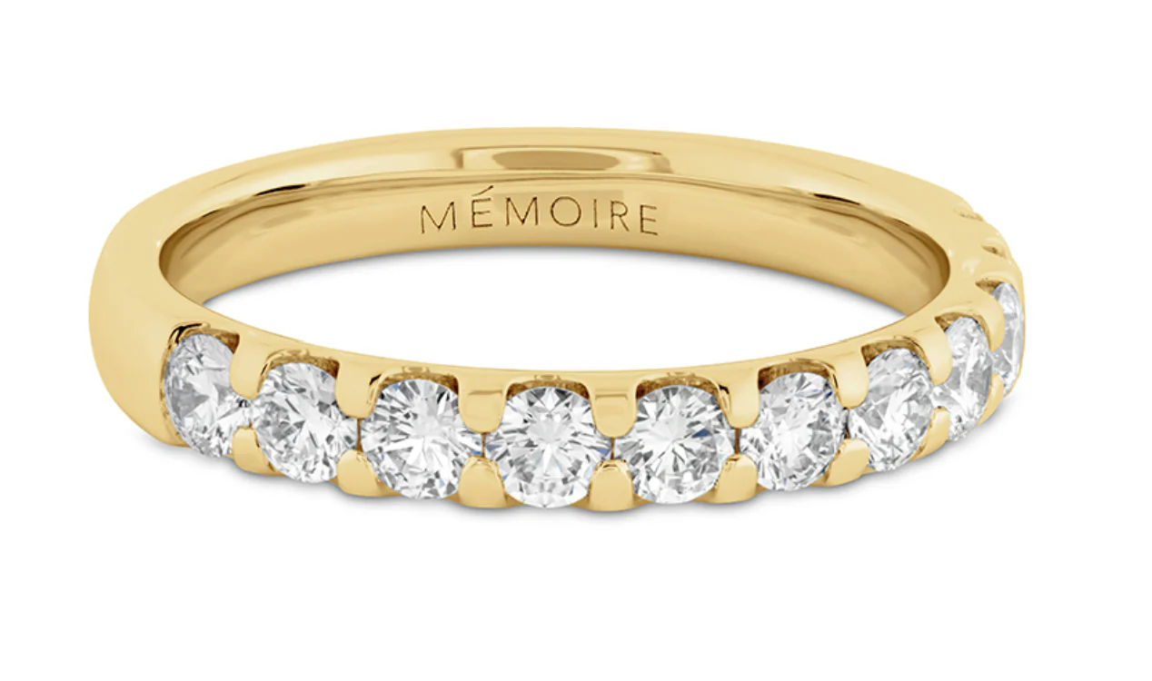 Memoire 18k Yellow Gold Odessa Diamond Band