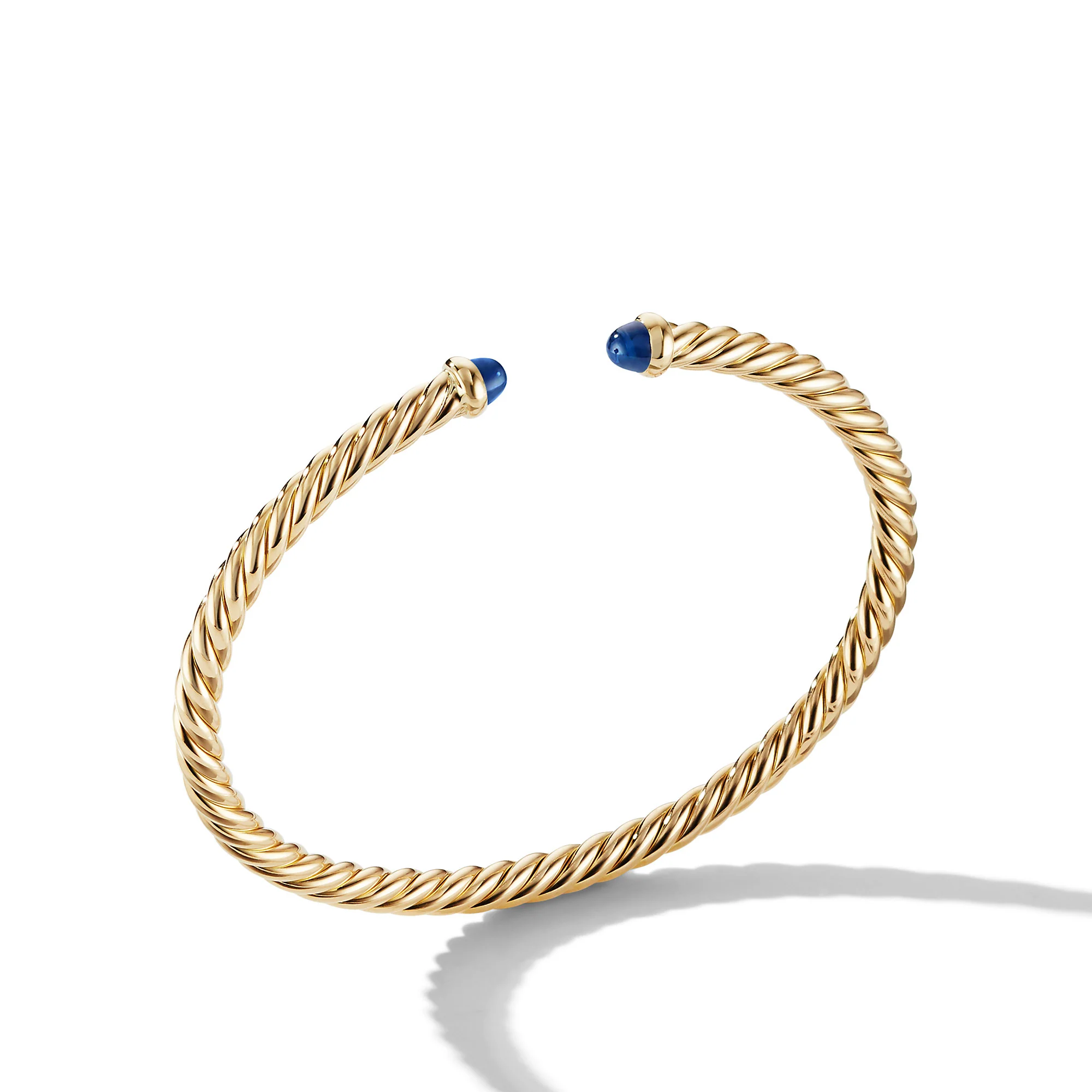 David Yurman Modern Cablespira® Bracelet In 18k Yellow Gold With Pearls, 4mm