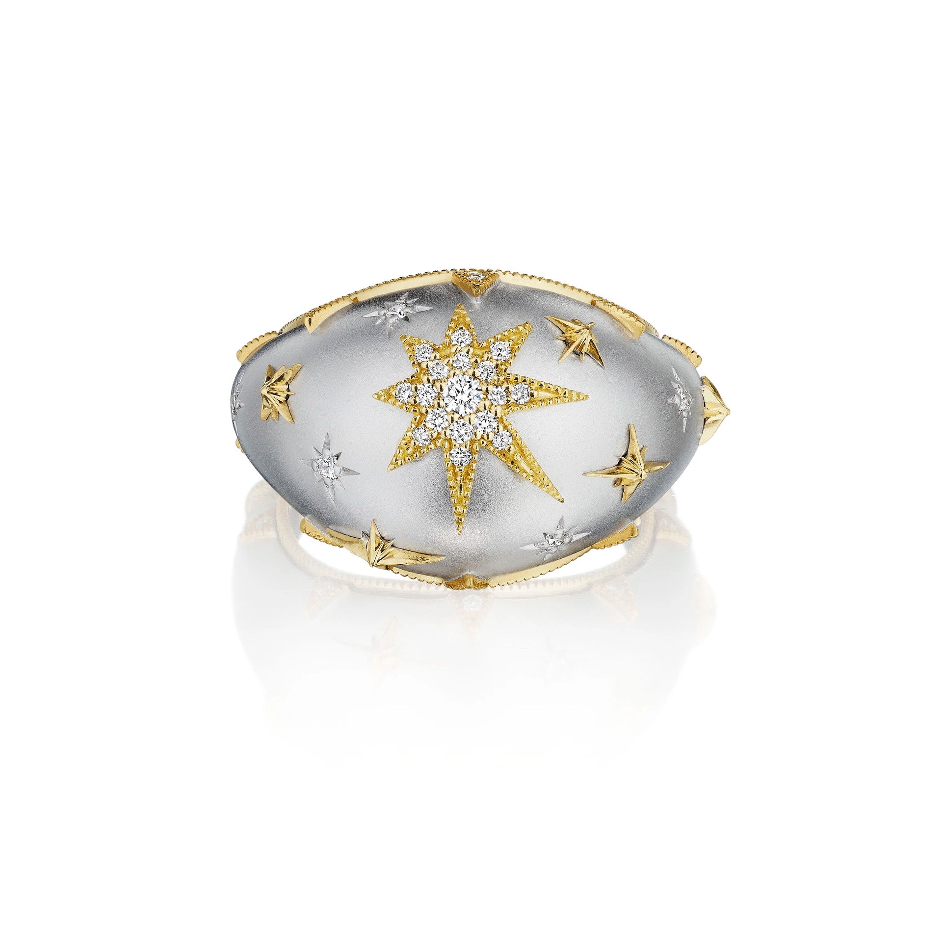 18k White Gold Celestial Dreams Diamond Ring