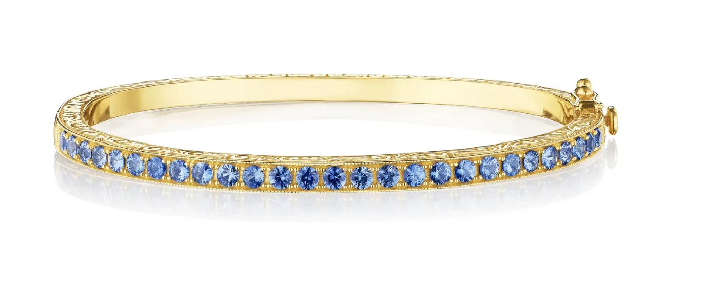 Penny Preville 18k White Gold Colored Gemstone Bracelet