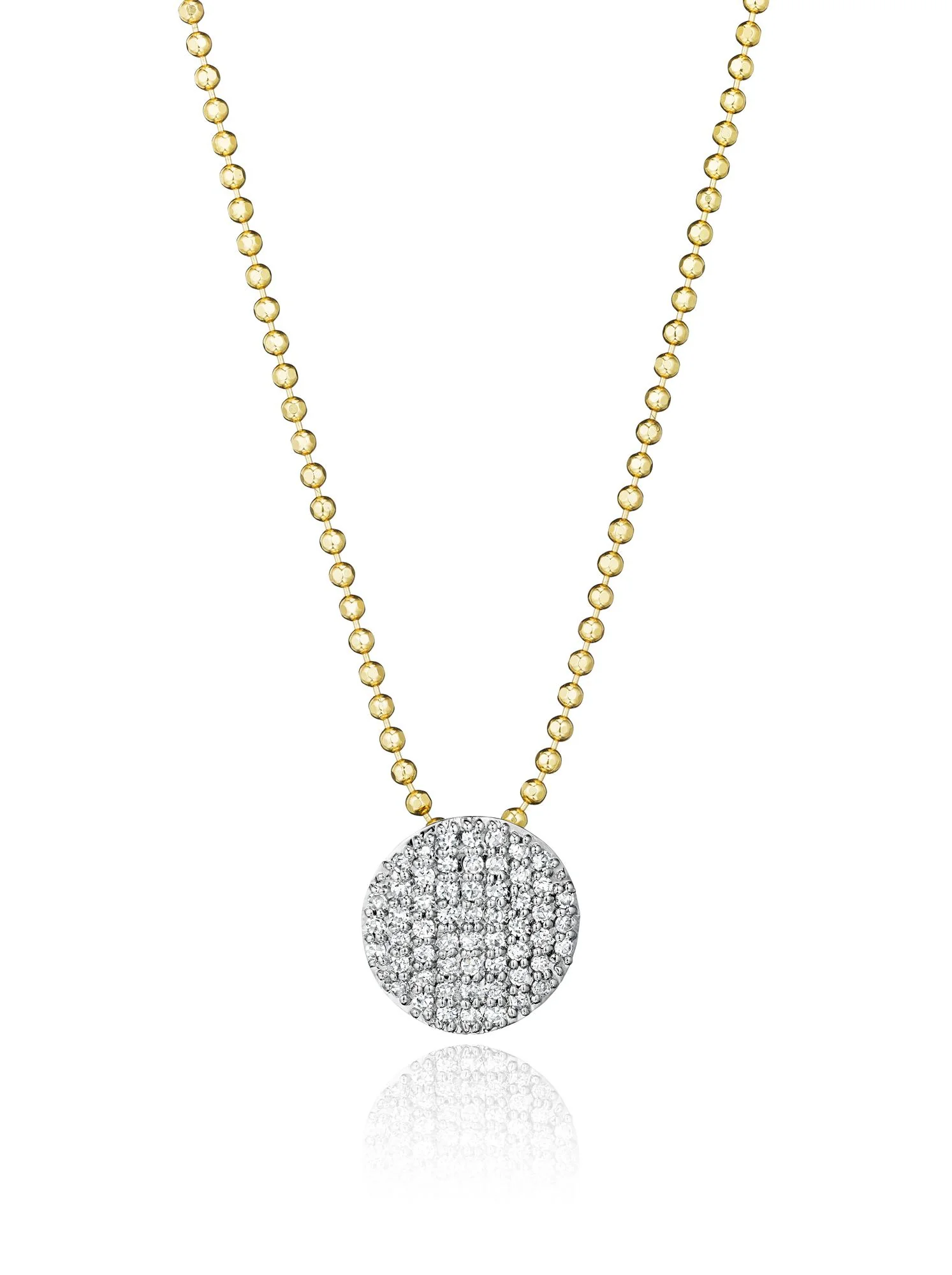 Phillips House 14k Yellow Gold AFFAIR Diamond Necklace