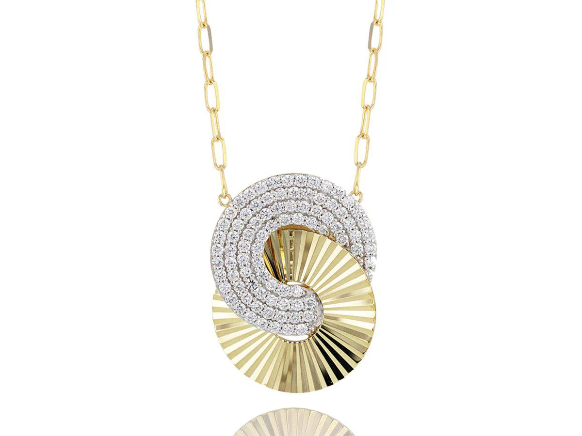 Phillips House 14k Yellow Gold Aura Diamond Necklace