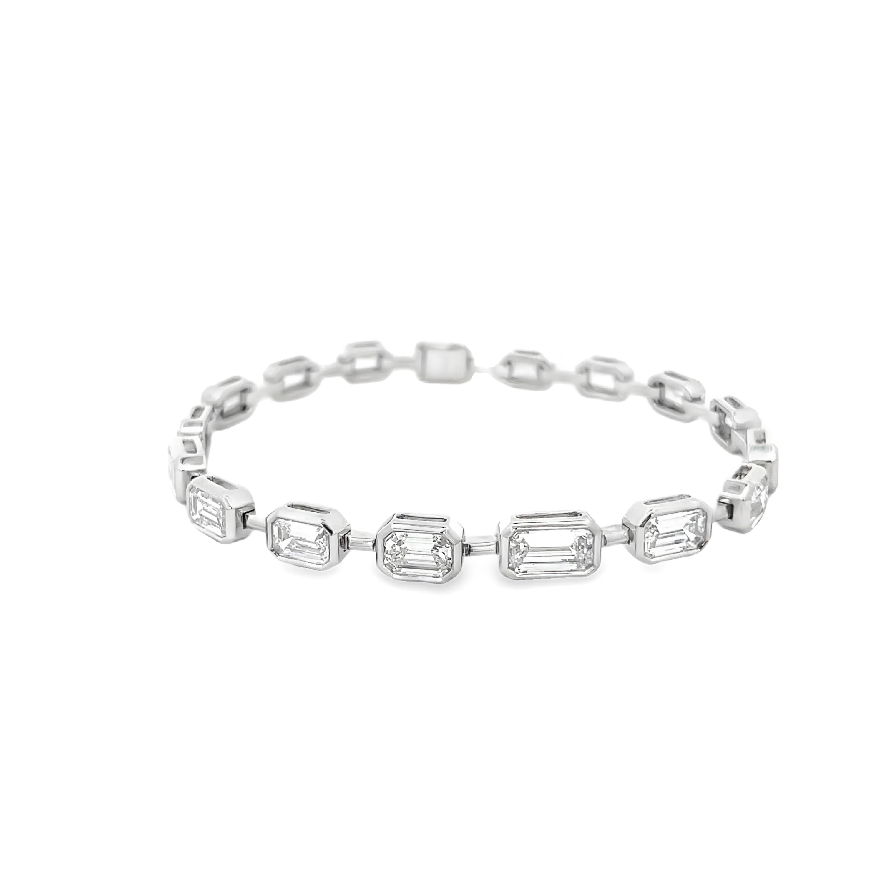 Brown & Co. Platinum Diamond Tennis Bracelet