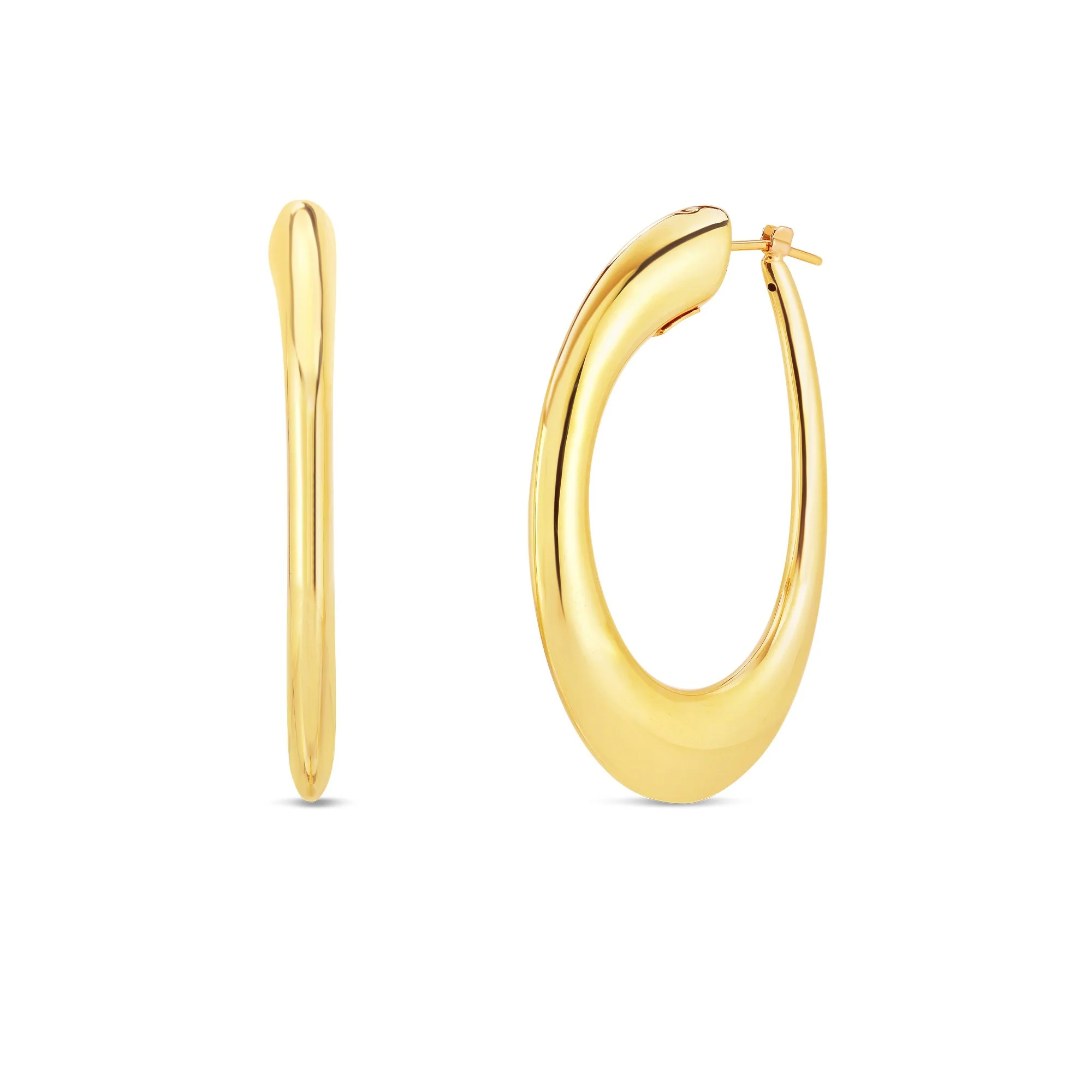 Roberto Coin 18k Yellow Gold Designer Gold Earrings