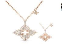 Roberto Coin 18k Yellow Gold Venetian Princess Colored Gemstone & Diamond Necklace