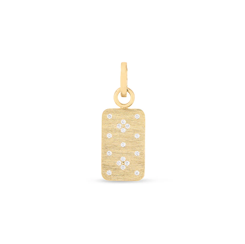 Roberto Coin 18k Yellow Gold Venetian Princess Diamond Pendant