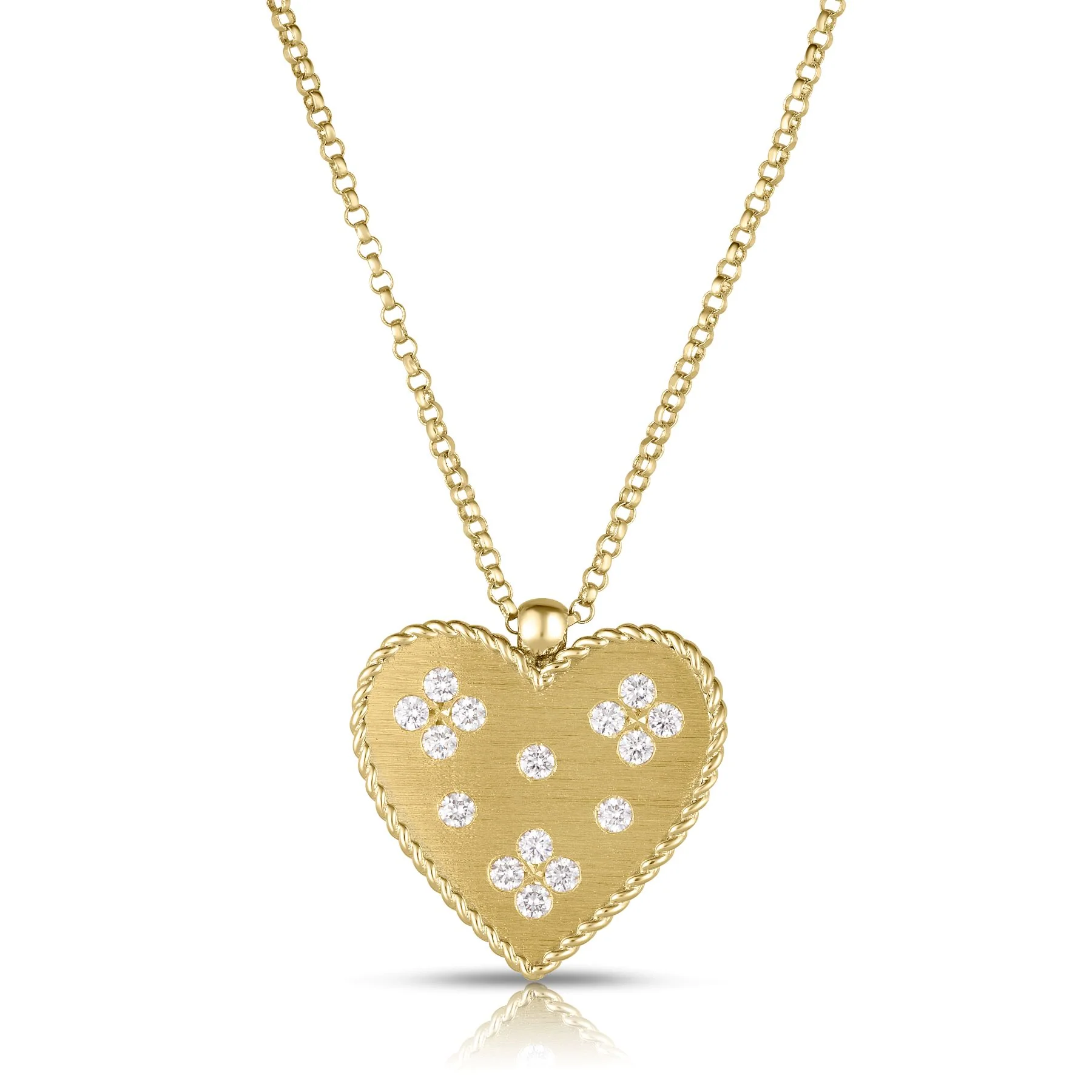 Roberto Coin 18k Yellow Gold Venetian Princess Diamond Necklace