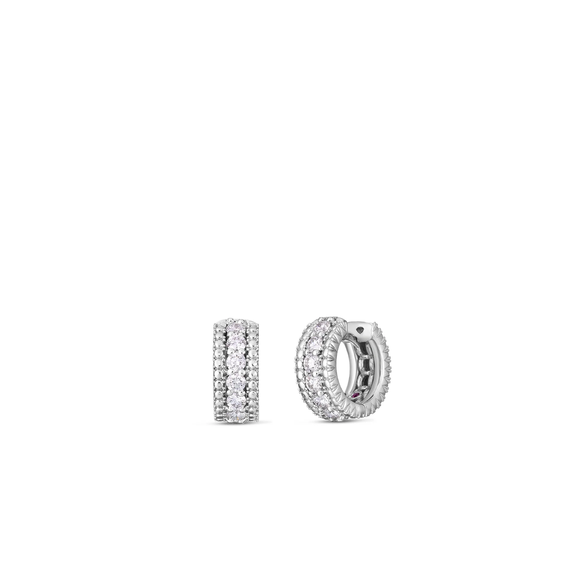 Roberto Coin 18k White Gold Siena Diamond Earrings