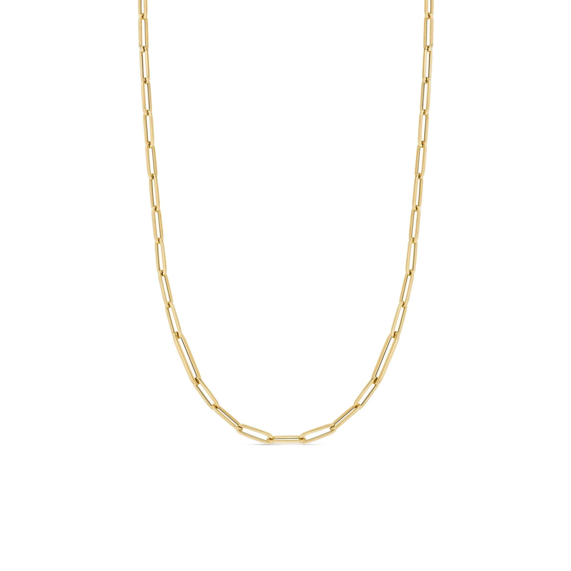 Roberto Coin 18K Yellow Gold Paperclip Necklace
