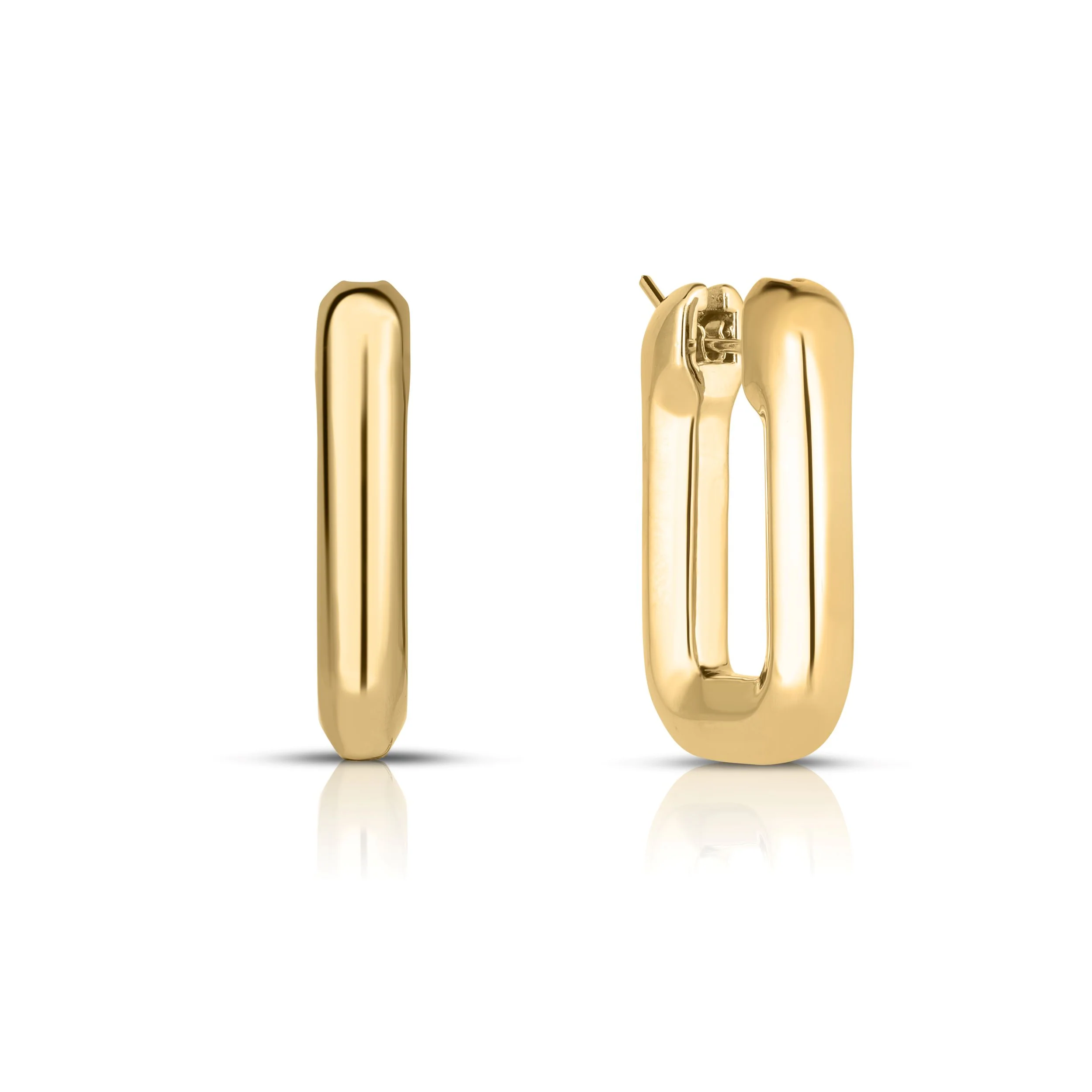 Roberto Coin 18k Yellow Gold The Perfect Hoop Earrings
